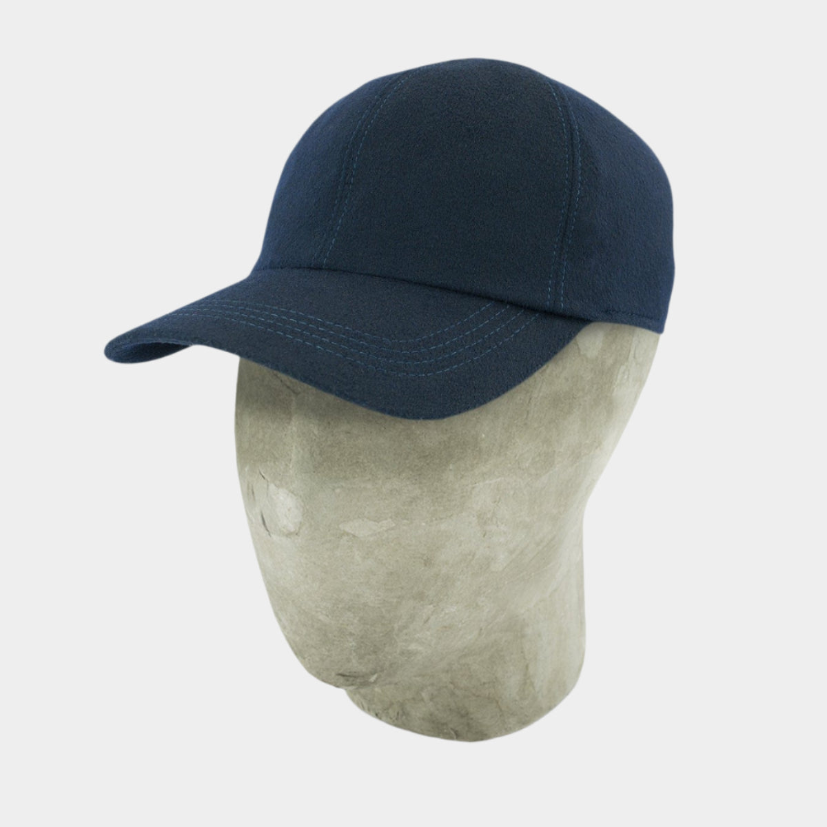 Blue Loro Piana Storm System Wool Baseball Cap - Hilditch & Key