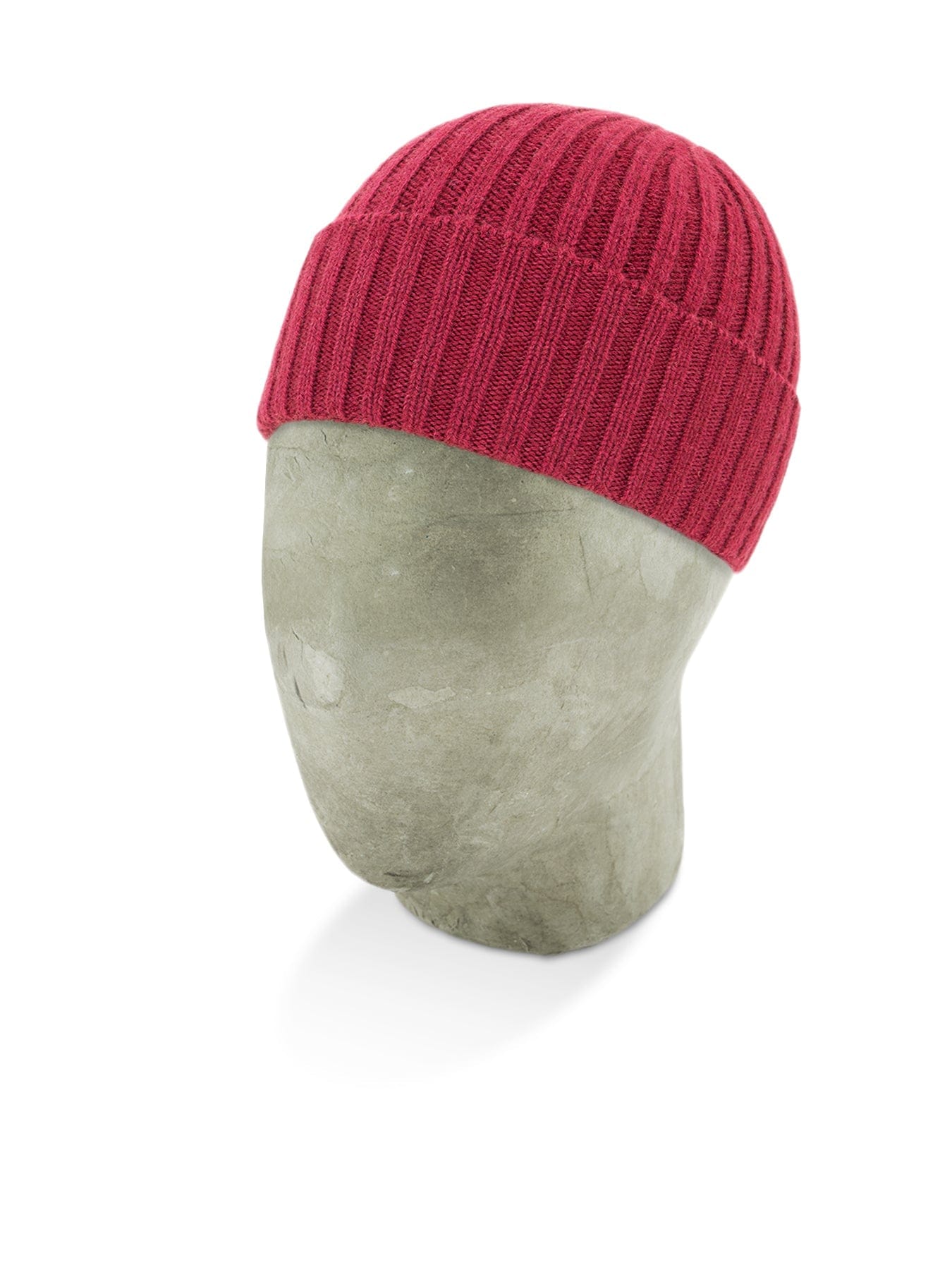 Bordeaux Red Cashmere Beanie