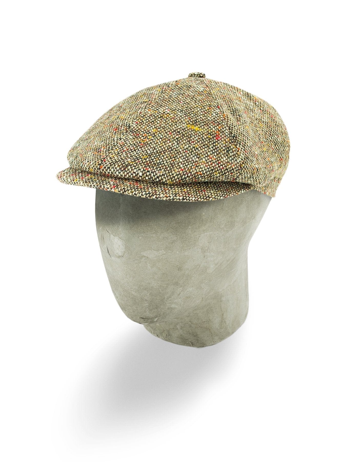 Brown & Beige Mottle Wool Toni Cap