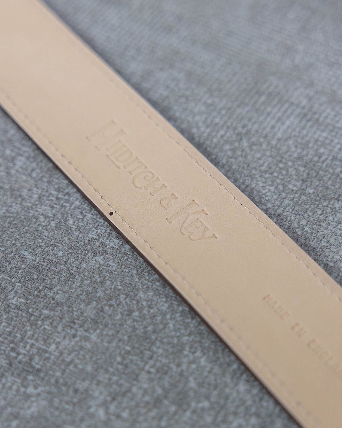 Brown Chiltern Suede Leather Belt