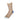 Brown Cotton Socks with Contrast Heel & Toe