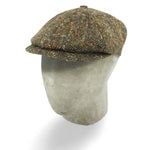 Brown Mottle Wool Twill Toni Cap