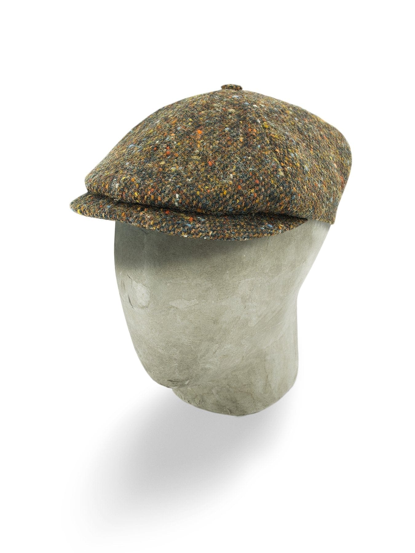 Brown Mottle Wool Twill Toni Cap