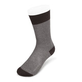 Brown & White Pin Dot Cotton Short Socks