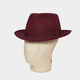 Burgundy Charlie Trilby