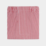 Burgundy Gingham 100% Cotton Boxer Short
