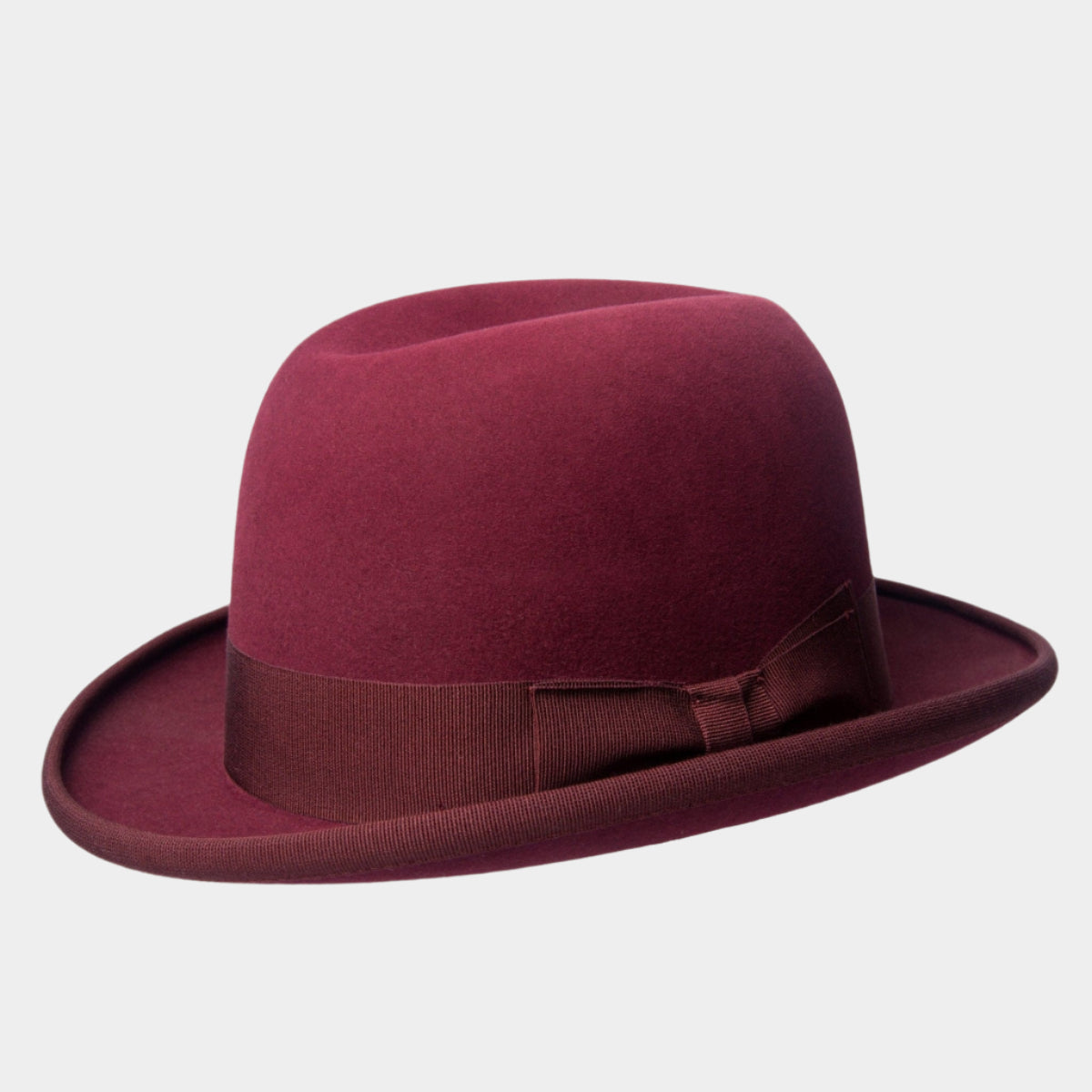 Burgundy Soft Homburg