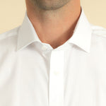 Button Cuff White Poplin