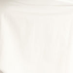 Button Cuff White Poplin