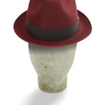 Carmine Red Sinatra Trilby