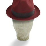 Carmine Red Sinatra Trilby