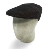 Bates Brand New Chocolate Brown Corduroy Cotton Flat Cap - Hilditch & Key
