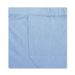 Classic Boxer Shorts in a Plain Blue End-On-End Cotton