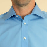 Classic Collar Blue Poplin