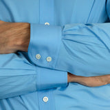 Classic Collar Blue Poplin