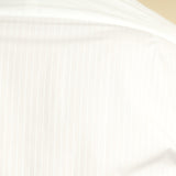 Classic Fit, Cut-away Collar, Double Cuff Shirt in a Satin Stripe White-On-White Cotton