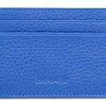Cobalt Calf Leather Double Sided Card Holder - Hilditch & Key