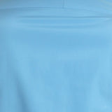 Contemporary Fit, Cut-away Collar, Double Cuff Shirt in a Plain Blue Poplin Cotton