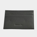 Dark Green Calf Leather Single Sided Card Holder