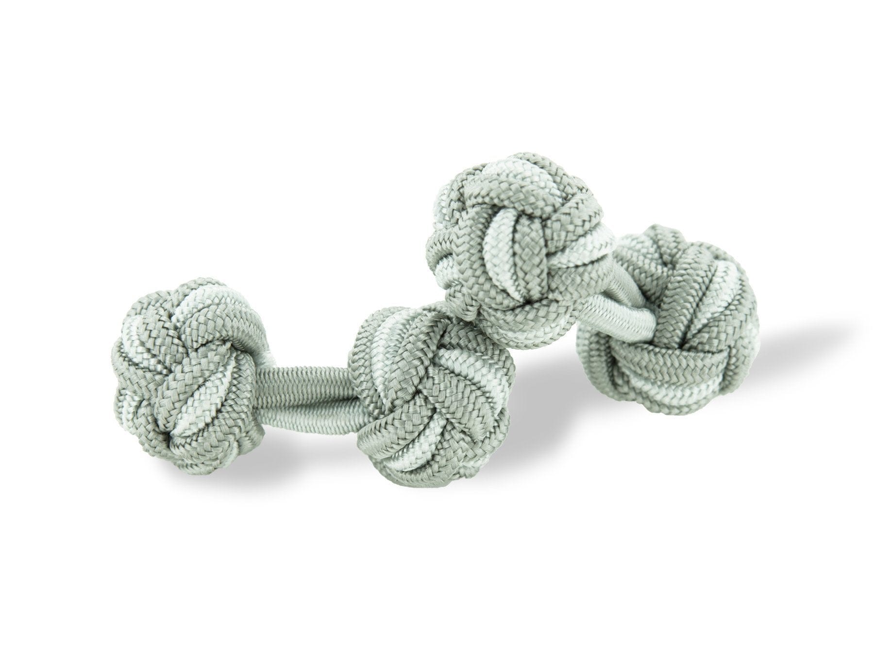 Dark Grey & White Knot Links