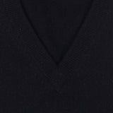 Dark Navy 2Ply Cashmere Vest