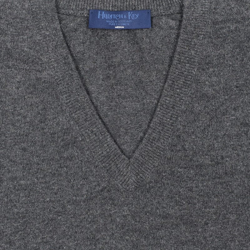 Derby Grey Cashmere Vest