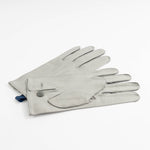 Dove Grey Leather Formal Gloves
