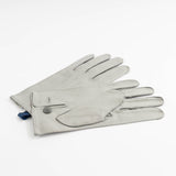 Dove Grey Leather Formal Gloves