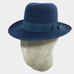 Electric Blue Poet Fedora