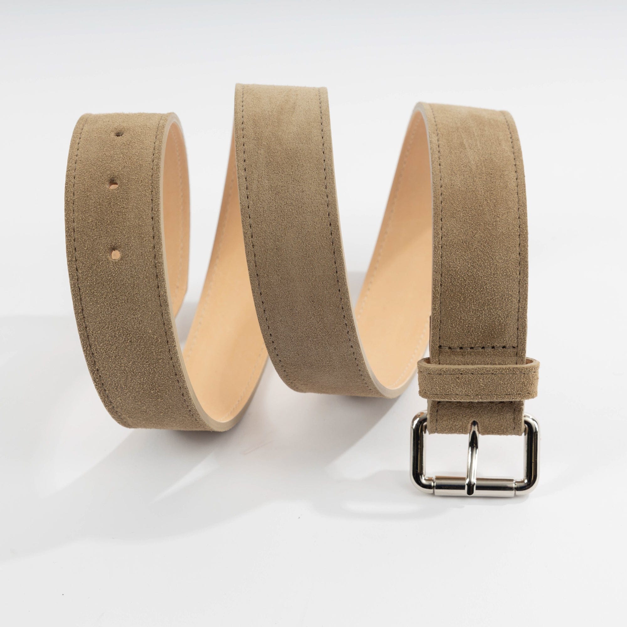 Fawn Chiltern Suede Leather Belt