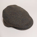 Forrest Herringbone 100% Wool Made In England Flat Cap