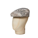 Fronds Natural Cotton Flat Cap
