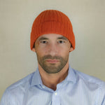 Furnace Orange Cashmere Beanie