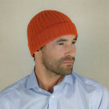 Furnace Orange Cashmere Beanie