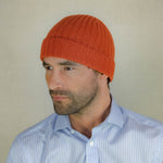 Furnace Orange Cashmere Beanie