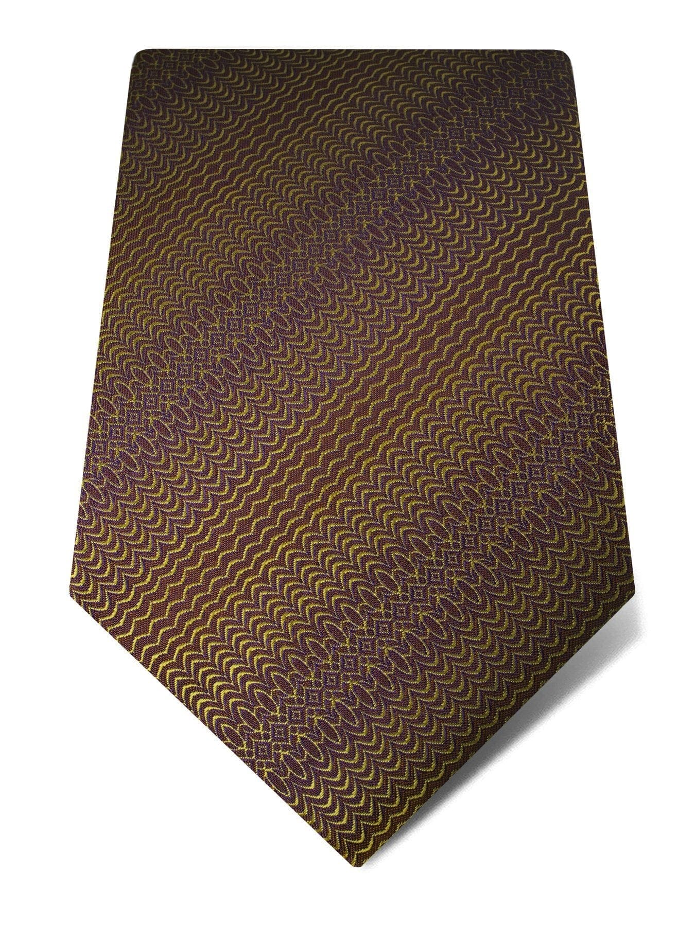 Gold Silk Tie with Gold Wave