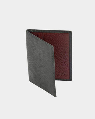 Green & Burgundy Billfold Card Holder