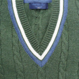Green Cashmere Cricket Sweater
