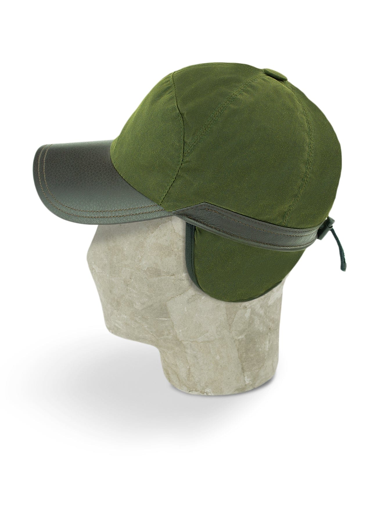 Green Cotton Bill Cap