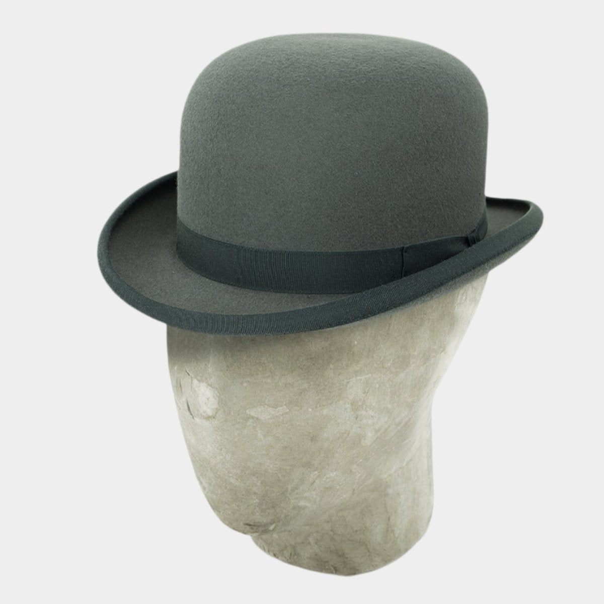 Grey Bowler Hat