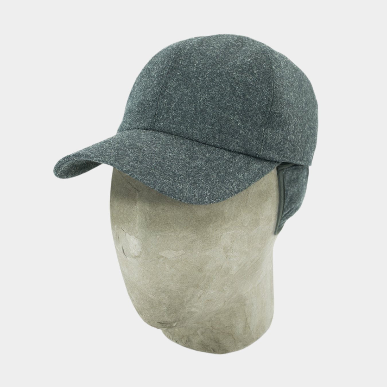 Grey Loro Piana Storm System Wool Baseball Cap