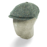 Grey Mottle Herringbone Wool Toni Cap