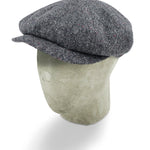 Grey Mottle Woollen Twill Gatsby Cap