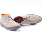 Grey Suede Hi Top Chukka Boot