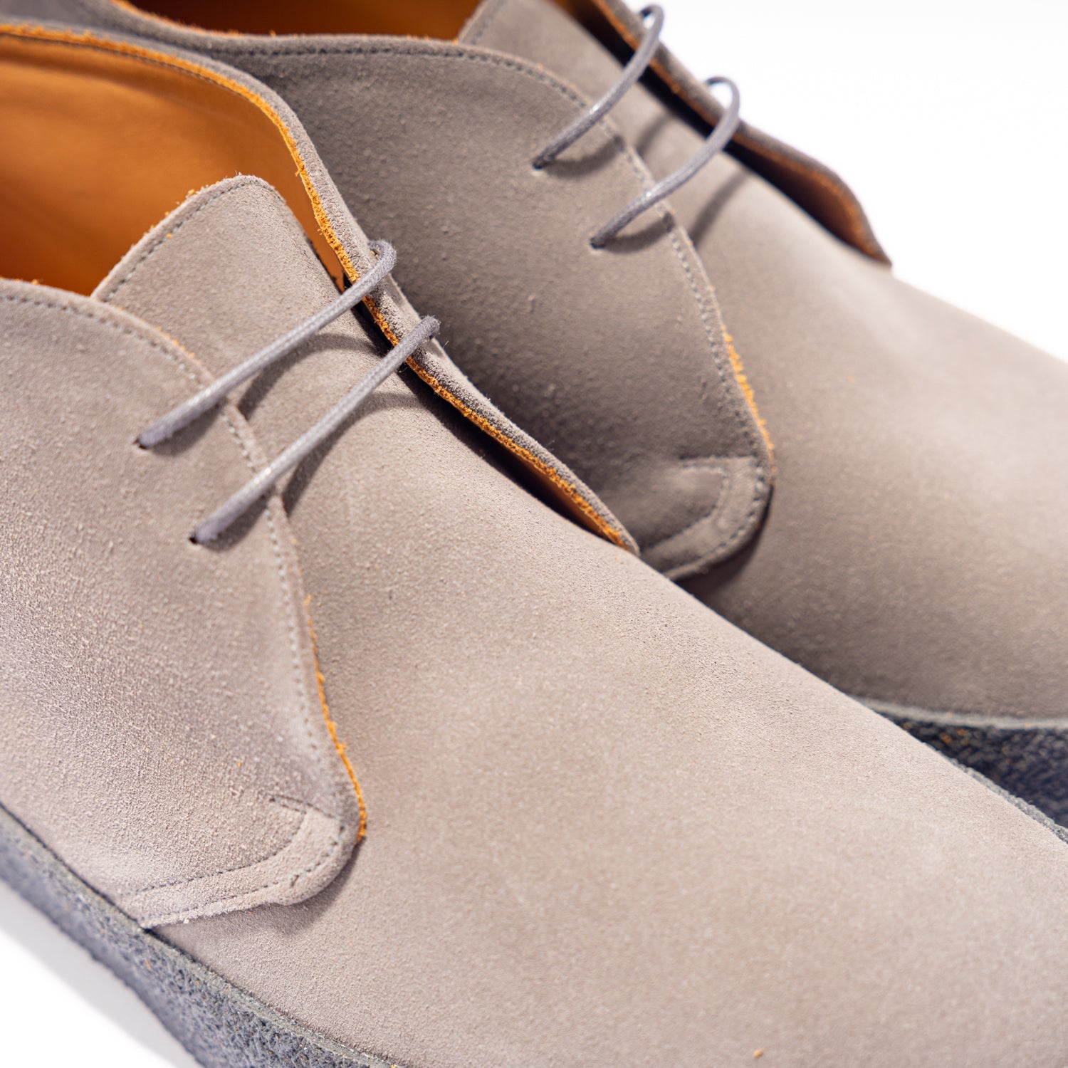 Grey Suede Hi Top Chukka Boot