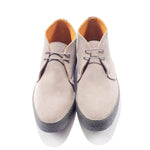 Grey Suede Hi Top Chukka Boot
