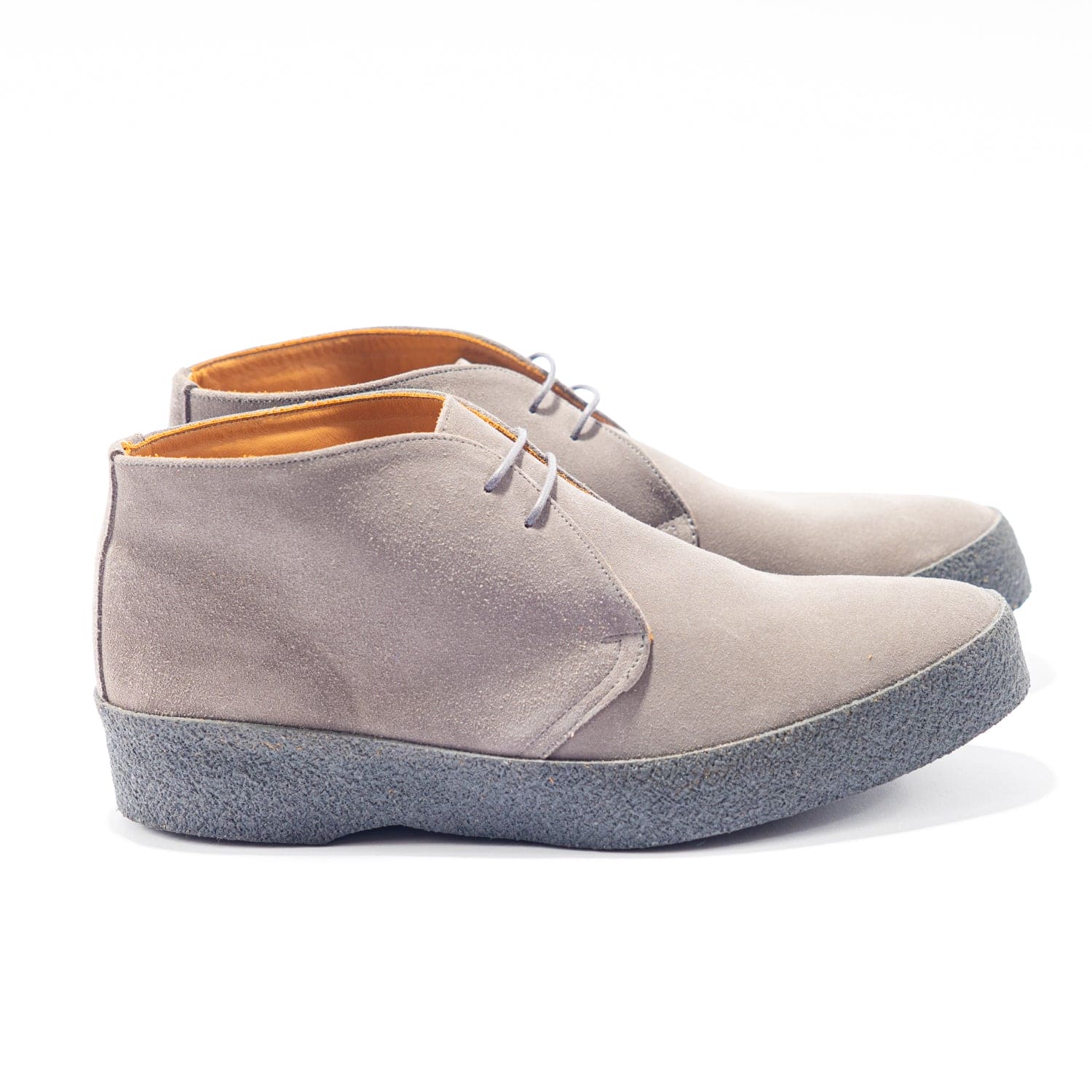 Grey Suede Hi Top Chukka Boot