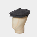 Grey Tweed Gatsby Cap
