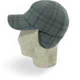 Grey Wool Baseball Cap