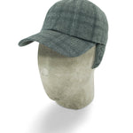 Grey Wool Baseball Cap